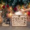 Rustic Wedding Card Box with Mr & Mrs Sign Wooden Card Box with Lock Wedding Box for Cards and Money Gift Box for Reception
